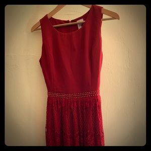 Francesca’s Cocktail Dress Cranbery